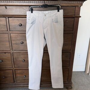 Peter Millar Performance 5 Pocket Pants in British Gray 32x32